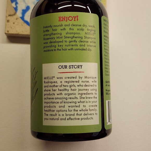 Mielle Rosemary Mint Strengthening Shampoo 12oz - Picture 5 of 7